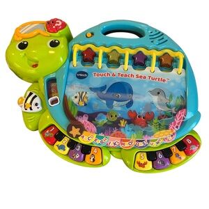 VTech Touch & Teach Sea Turtle - Green and Blue
